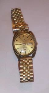 Orologio da polso vintage Tissot Seastar automatico giorno/data Swiss Made FUNZIONA BENE - Foto 1 di 11