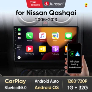 32G Carplay Autoradio Für Nissan Qashqai 1 J10 2006-2013 Android 13 Auto GPS FM - Bild 1 von 12