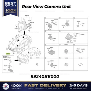 ⭐Genuine⭐ Rear View Camera Unit 99240BE000 for Hyundai Kona - Picture 1 of 1