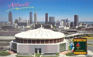 Georgia Dome 1996 Olympic Skyline Stadium como nuevo sin usar postal grande - Imagen 1 de 2