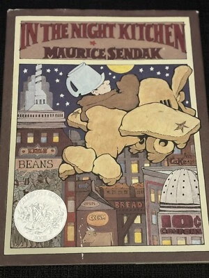 IN THE NIGHT KITCHEN by M. SENDAK 25TH ANNIV. EDIT. SIGNED W/CHARACTER DRAWING! - Image 1 of 4