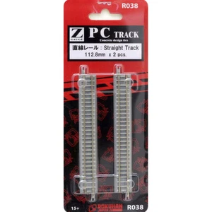 Rokuhan Z Scale R038 PC Straight Track Concrete 112.8mm - Picture 1 of 1