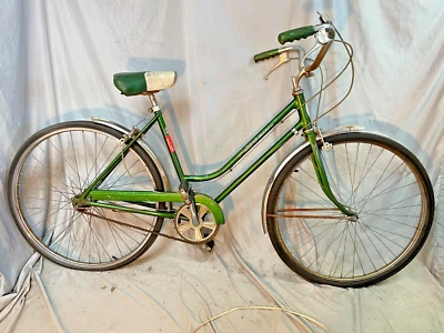 1973 Schwinn Breeze Cruiser Bike 59cm Large Steel 3 SPD Green USA Made & Shipper - Image 1 of 4