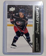 2021-22 Upper Deck Series 2 Cole Sillinger Young Guns French Jeunes Loups Jacket
