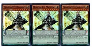 Yugioh - 3X Mago de Ojos del Dharma - Súper Raro - Ilimitado - BOSH-EN096 - Casi Como Nuevo - Imagen 1 de 1