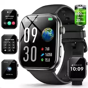 Smartwatch Bluetooth Call 1.96'' AMOLED Display ,Built-in Compass,800MAH Battery - Picture 1 of 8