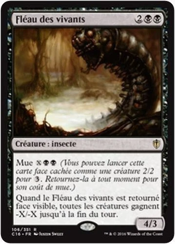 Mtg Magic: Playset (4x) Scourge of the Living Commander 2016 Vf - Image 1 of 1