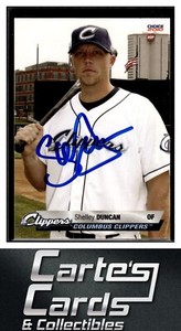 Shelley Duncan 2010 Choice Columbus Clippers #9 TTM/IP Signed Autographed
