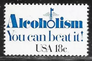 Scott#: 1927 - Alcoholism 18¢ 1981 Single Stamp MNHOG - Picture 1 of 1