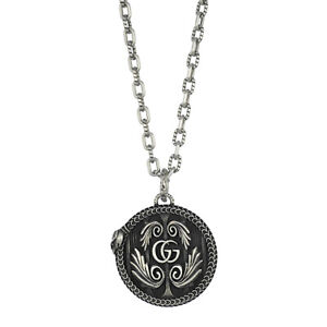  Gucci Garden Snake Pendant Necklace Gg Marmont Silver 925 Accessories