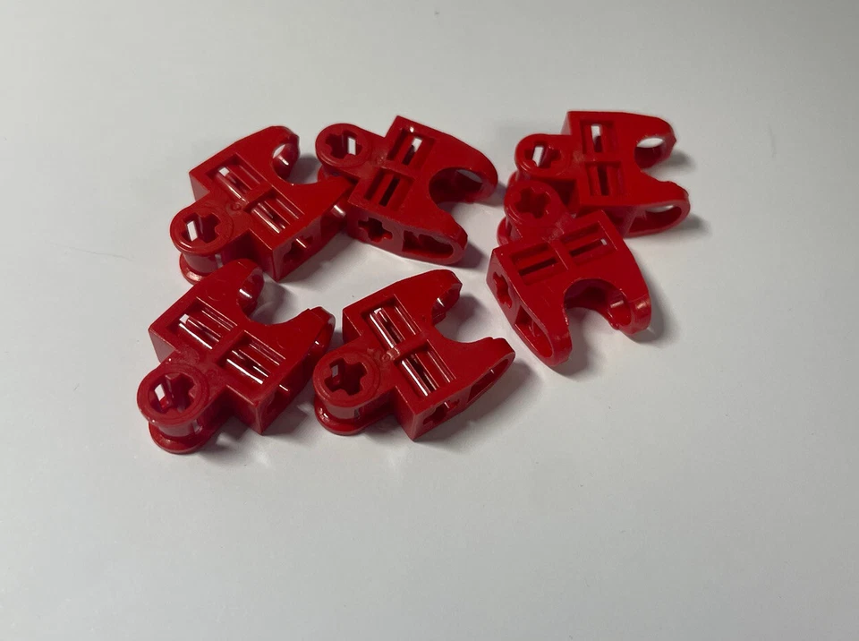 6x LEGO Technic-Achs Verbinder 2 x 3 mit Kugelkopfaufnahme Red rot  32174 - Bild 1 von 1