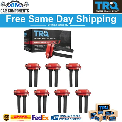 Juego de bobinas de encendido del motor TRQ 8 piezas para Dodge Ram Durango Jeep Chrysler 2005-2019 Foto 1 de 4