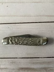 Vintage Imperial 2- Blade Folding Pocket Knife Providence R.I. USA Crown Logo 3" - Picture 1 of 4