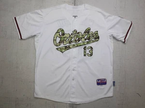 Baltimore Orioles Manny Machado #13 Majestic Camo Letters Jersey Size 52 - Picture 1 of 10