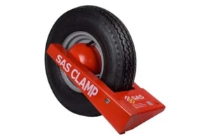 SAS Trailer Wheel Clamp- for 8,10 or 12" steel trailer wheels- camping trailers - Picture 1 of 3