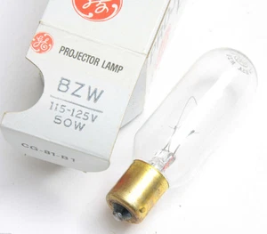 BZW 115-125 Volt 50 Watt Leuchtmittel 115-125V 50W Lampe GE General Electric - NEU L12 - Bild 1 von 1