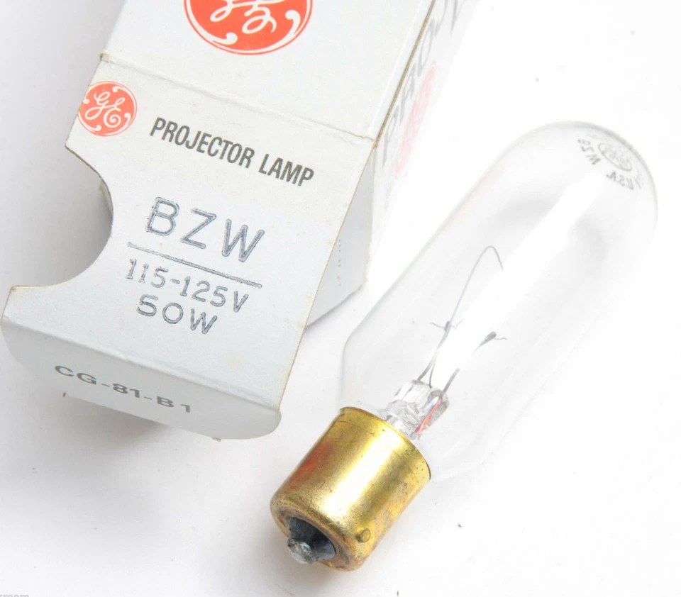 BZW 115-125 Volt 50 Watt Bulb 115-125V 50W Lamp GE General Electric - NEW L12