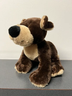 GANZ Webkinz Brown 7” Mocha Pup Puppy Dog Soft Plush Stuffed Animal Toy No Code - Image 1 of 4