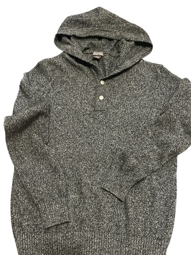 Felpa con cappuccio Michael Kors donna media misto lana colore nero grigio NUOVA SENZA ETICHETTE