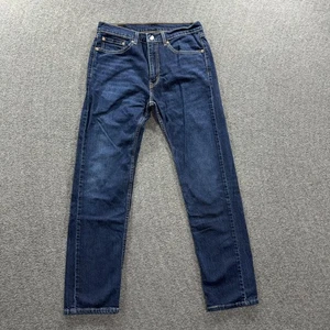 Levis 505 Jeans Mens 32x32 Blue Regular Fit Straight Leg Medium Wash Denim Pants - Picture 1 of 13