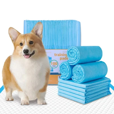 Pet Training Pads 400/200 Puppy Dog Toilet Pee Indoor Super Absorbent 60x60cm AU - image 1 of 4