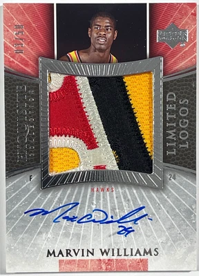 2005-06 UD Exquisite Collection Limited Logos Marvin Williams Auto RC /50 - Image 1 of 2