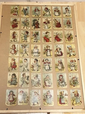 TRES ANCIEN JEU DES  7 FAMILLES  METIERS ANNEES 1930 CARTES A JOUER - Photo 1/4