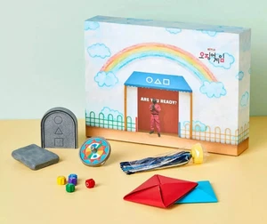 Squid Game Pentathlon Game Set PLAY TOY 5SET Gonggi Spinning a top spinning Ston - Picture 1 of 5