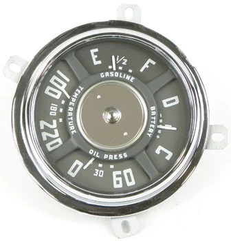 1950-53 Chevy 1952-53 GMC Truck; Dash Guage Cluster; Fuel Oil Temp Battery; 8 - Image 1 of 1