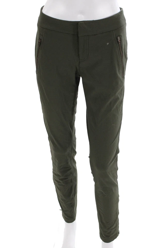 Pantalones deportivos ajustados de cuatro bolsillos verdes talla 4 Athleta para mujer Foto 1 de 4