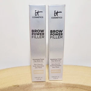 2x it Cosmetics BROW POWER FILLER (Universal Dark Brunette) Volumizing Brow Gel - Picture 1 of 10