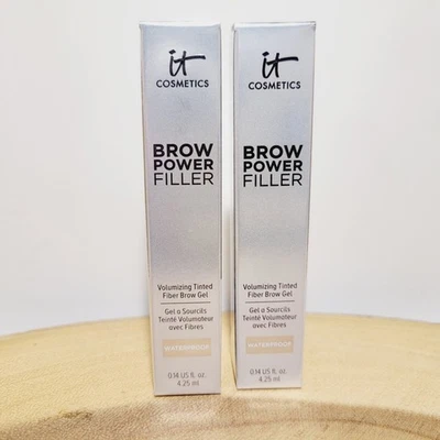 2x it Cosmetics BROW POWER FILLER (Universal Dark Brunette) Volumizing Brow Gel - Image 1 of 4