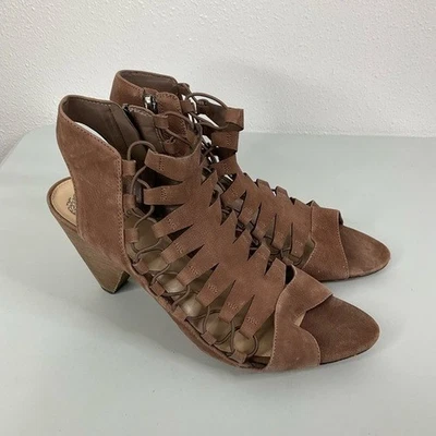 Vince Camuto Eliaz Gladiator Brown Sandals Size 12 - Image 1 of 4