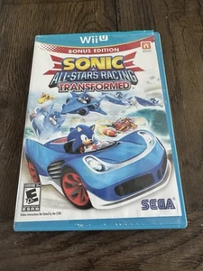 Nintendo Wii U Sonic All Stars Racing Transformed Bonus Ed. spiel, getestet funktioniert - Bild 1 von 2