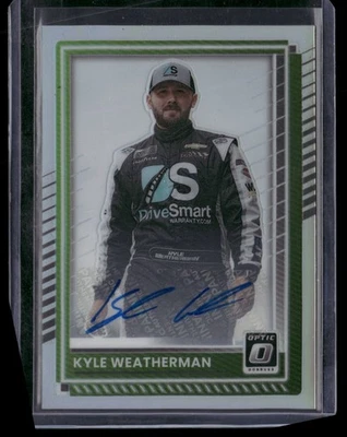 2025 Panini Donruss Racing NASCAR Kyle Weatherman Silver Auto - Image 1 of 2