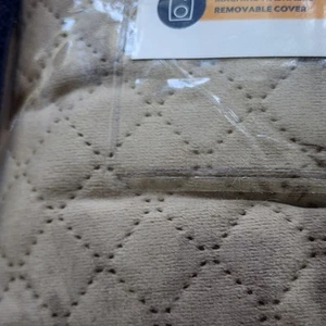 Pendleton 7 lb Velvet Weighted Lap Throw Blanket Beige 27 in x 30 in NEW - Picture 1 of 7