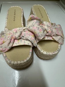 pink floral sandals altard state shabby chic 8.5 new w/o tag - Picture 1 of 5