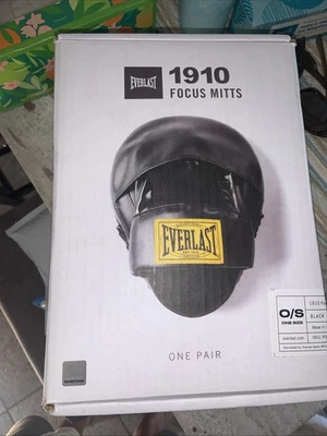 Everlast 1910 Focus Mitts - Black - Image 1 of 4