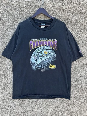 Anillo Campeonato NBA Los Angeles Lakers 2000 Vintage Gráfico Grande Talla XL Desvanecido Foto 1 de 4