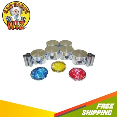 Engine Piston and Ring Kit Fits 91-02 Ford Mazda Aerostar B3000 3.0L Vulcan - Image 1 of 3