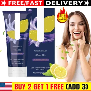 Pure Romance - GRAN CABEZA - Gel Oral - Limonada de Arándanos - Relax Gag Reflex Nuevo - Imagen 1 de 13