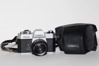 Yashica FX-2 35mm SLR Camera W/ 50mm F/2 Lens Battery Tested Working Light Meter - Image 1 of 4