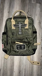 Rucksack Boeing Rot Kanu Grün Backpack Reise Fliegertasche - Bild 1 von 9