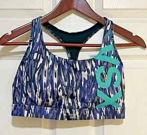 Victoria's Secret VSX Sport Bra Size Large Full Cover Racerback Pullover Camo - Picture 1 of 10