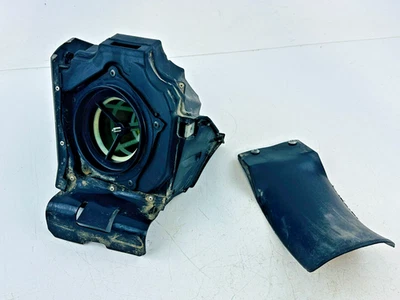 Carcasa de filtro de caja de aire Yamaha YZ85 2023 con jaula y guardabarros stock OEM Foto 1 de 4