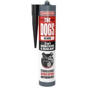 The Dogs Black Sealant and adhesive Evo-stik High performance 290ml - Picture 1 of 1