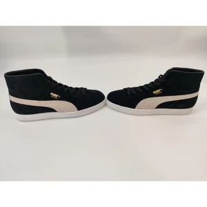 Zapatillas Puma Para Hombre Talla US 10 1/2 Negras Gamuza Parte Superior Media Alta Suela Blanca Urbanas - Imagen 1 de 7