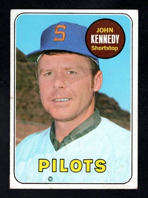 1969 Topps Baseball #631 John Kennedy High Number Seattle Pilots VG-EX+ ee - Image 1 of 2