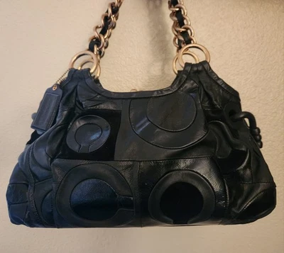 Coach - Parker Op  Art Satchel - #13406 - Image 1 of 4