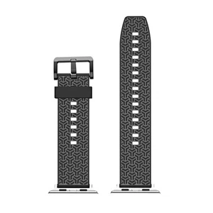 Bracelet Élégant Noir pour Apple Watch Série 7/6/5/4/3/2/SE (42-45mm) - Photo 1/8